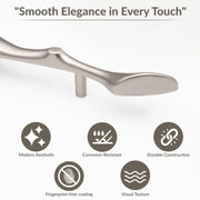 Plantex Cabinet Handle/160mm Handle for Cabinet/Furniture/Door Pull-Push Handle for Home/Office - Pack of 1 (Satin)