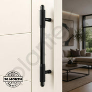 Plantex 12 Inch Main Door Handle/Pull-Push Handle for main door/Stainless Steel Handle for Home&Office/Hotel - Pack of 1 (Z-Black & PVD Black)