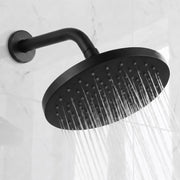 Plantex ABS Round Head Shower/10 Inch Overhead Rain Shower for Bathroom/Shower for Home/Hotel/Adjustable Shower Head for Bathroom - Pack of 1 (Black, D609)