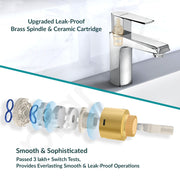 Plantex Pillar Tap for Wash Basin with Teflon Tape/Tap for Wash Basin/Water Tap-Chrome (Celesiya-1243)