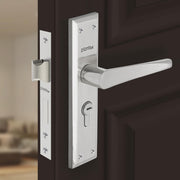 Plantex Main Door Lock Handle Set/6-Lever Locks Mechanism with 3 Years of Warranty/Mortise Lock with 3 Keys, Brass Locks Body & Cylinder(PTP-05 Matt)