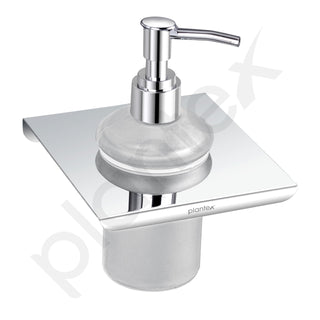 Plantex Stainless Steel and ABS Liquid/Handwash/Soap Dispenser for Hospitals, Hotels, Restaurants, Offices & Bathroom - Wall Mount (Chrome)