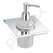 Plantex Stainless Steel and ABS Liquid/Handwash/Soap Dispenser for Hospitals, Hotels, Restaurants, Offices & Bathroom - Wall Mount (Chrome)