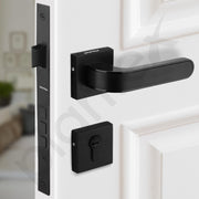Plantex Main Door Lock/Mortise Lock for Door with 3 Years of Warranty - Robust Door Lock for Home with Brass Lock Body & Cylinder(7068 - DC-Black & Z-Black)