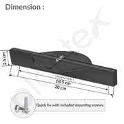 Plantex Cabinet Handle/160mm Handle for Cabinet/Door Pull-Push Handle for Home/Office/Hotel - Pack of 1 (Black)