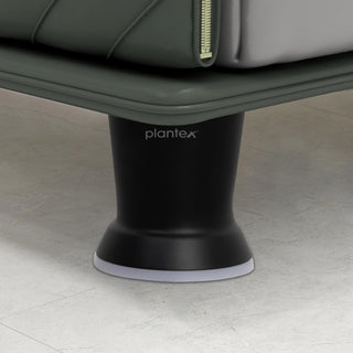 Plantex 3 Inch Sofa Legs for Bed Furniture/Sofa Legs for Table/Sofa Support Legs with Rubber Grip (Black, 10 Pcs)