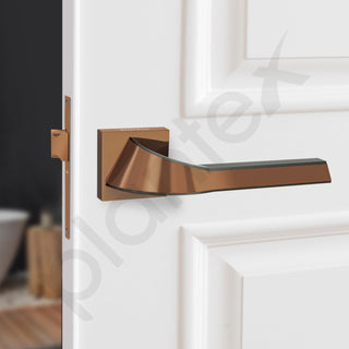 Plantex Heavy Duty Bathroom Door Lock – Mortise Keyless Door Lock for Bathroom/Store Room/Balcony with Baby Latch (7090 – PVD Choco & Satin Black Matt Finish)