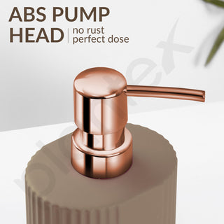 Plantex Ceramic Bathroom Set - Soap Holder for Bathroom/Liquid Soap Dispenser/Tumbler Holder/Toothbrush Holder - 3 Pcs Set