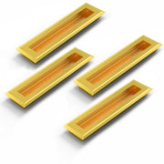 Plantex Sliding Door Handle/Concealed Handle for Sliding Door/160mm Concealed Handle for Wardrobe/Kitchen Cabinet - Pack of 4 (PVD Gold)