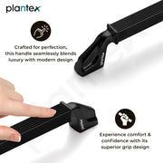 Plantex Aluminium Cabinet Handle/450mm Wardrobe Handle for Home/Cupboard Door Pull-Push Handles for Office - Pack of 1 (Black)