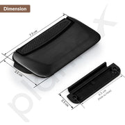 Plantex Drawer Kadi/3 Inch Chest Handle for Drawer/Rectangular Cabinet Kadi/Pull-Push Kadi for Home/Office Drawer - Pack of 6 (DTK-295, Black)