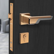 Plantex Premium Door Lock with 3 Years of Warranty/Main Door Lock for Home/Mortise Lock Set for Home (7093 - Pvd Choco & Satin Black Matt)