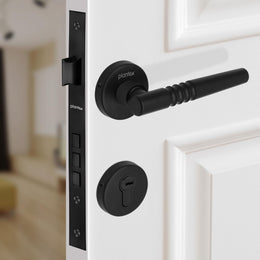 Plantex Mortise Door Lock/Heavy Duty Lock for Main Door/Mortise Locks for Home/Office/Hotel-3 Brass Keys (1026 - Z-Black)