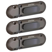 Plantex Door Stopper/Door Latch for Main Door/Baby Latch for Bathroom/Door Lock for Home and Office Doors - Pack of 3 (Satin Black)