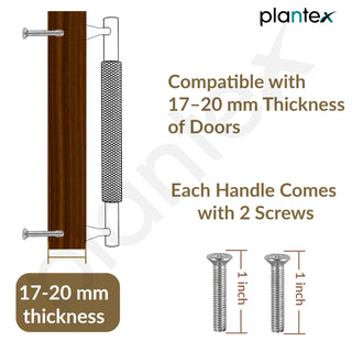 Plantex Cabinet Handle/288mm Handle for Cabinet/Furniture/Door Pull-Push Handle for Home/Office - Pack of 1 (Brass Antique)