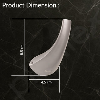 Plantex Smero Pure Brass Made Hooks for Hanging Clothes/Towel Hanger for Bathroom/Robe Hook/Hanger for Living Room - Effect (Satin Matt)