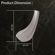 Plantex Smero Pure Brass Made Hooks for Hanging Clothes/Towel Hanger For Bathroom/Robe Hook/Hanger for Living Room - Effect (Satin Matt)