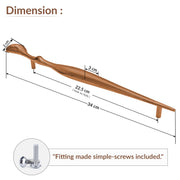 Plantex Cabinet Handle/224mm Handle for Cabinet/Furniture/Door Pull-Push Handle for Home/Office - Pack of 1 (Rose Gold)