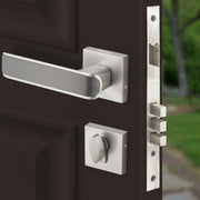 Plantex Main Door Locks for Home/Premium Door Lock with 3 Years of Warranty/Mortise Lock for Door - Main Door Lock Set (7112 - Satin White & Satin Black)