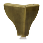 Plantex Heavy Duty Stainless Steel 4 inch Sofa Leg/Bed Furniture Leg Pair for Home/Furniture Sofa Legs for Table/Sofa Support Legs/Sofa Furniture Leg (Brass Antique) Set of 4 Pcs
