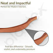 Plantex Cabinet Handle/224mm Handle for Wardrobe/Kitchen Handle/Pull-Push Handle for Home/Office - Pack of 2 (Rose Gold)