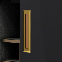 Plantex Sliding Door Handle/Concealed Handle for Sliding Door/224mm Concealed Handle for Wardrobe/Kitchen Cabinet - Pack of 1 (PVD Gold)