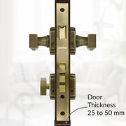 Plantex Premium Mortise Door Locks with 3 Years of Warranty/Main Door Lock for Home/Lock for Door (643 - Brass Antique)