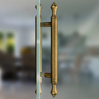 Plantex Heavy Duty Main Door Handle/14 Inch Door Handle for Main Door/Pull-Push Handle - Pack of 1 (Brass Antique) - 3 Years Warranty