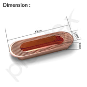 Plantex Sliding Door Handle/Concealed Handle for Sliding Door/96mm Concealed Handle for Wardrobe/Kitchen Cabinet - Pack of 2 (Rose Gold)