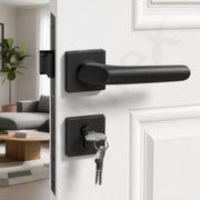 Plantex Fully Brass Door Lock with 3 Years of Warranty/Main Door Lock for Home/Mortise Lock for Door - Main Door Lock Set (3054, Z-Black)
