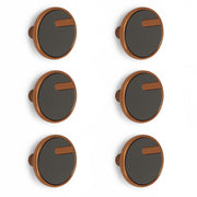 Plantex Knobs for Drawers/Drawer Knobs/Round Knob for Cabinets/Pull-Push Knob for Kitchen/Bedroom/Drawer - Pack of 6 (SH-433, Rose Gold & Grey)