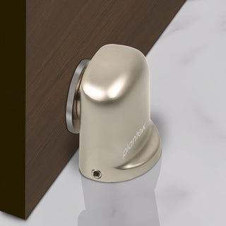 Plantex Heavy Duty Door Magnet Stopper/Door Catch Holder for Home/Office/Hotel, Floor Mounted Soft-Catcher to Hold Wooden/Glass/PVC Door - Pack of 20 (193 - Satin Matt)
