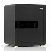 Plantex Safe Locker for Home/55 litre Safety Locker Box with Biometric Fingerprint, Touchscreen & Emergency Key/Tijori with External Power Backup - (Black)