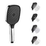Plantex Hand Shower for Bath/4 Mode Multifunctional Shower/ABS Plastic Silicone Handheld Shower/Easy Mode Switching – (Chrome, APS-H592)