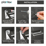 Plantex 304 Grade Stainless Steel Towel Rack for Bathroom/Towel Bar/24 Inch Towel Holder/Towel Hanger/Bathroom Accessories - Pack of 1 (1906, Chrome)