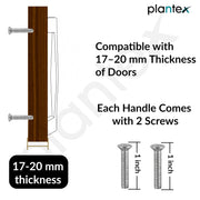 Plantex Cabinet Handle/224mm Handle for Wardrobe/Kitchen Handle/Pull-Push Handle for Home/Office - Pack of 1 (Gold)