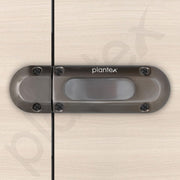 Plantex Door Stopper/Door Latch for Main Door/Baby Latch for Bathroom/Door Lock for Home and Office Doors - Pack of 4 (Satin Black)
