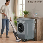 Plantex Adjustable Washing Machine Stand/Fridge Trolley with Wheels / Stand for Fridge, Air Cooler, Dishwasher / Anti-Vibration Heavy Duty 170 kg Load Capacity – Black