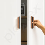 Plantex Cabinet Handle/Kitchen Cabinet Door Handle/Wardrobe/96 mm Cupboard Handle/Door Pull-Push Handle for Home/Office - Pack of 2 (Rose Gold)