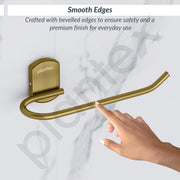 Plantex 304 Stainless steel Towel Hanger for Wash Basin/Hand Towel Ring/Napkin Hanger/Bathroom Accessories (Brass Antique) Parv