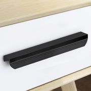 Plantex Cabinet Handle/160mm Handle for Drawers/Wardrobe/Kitchen Handle/Door Pull-Push Handle for Home/Office - Pack of 1 (Black)