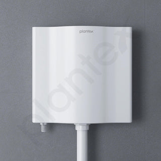 Plantex Flush Tank for Toilet with 8 LTR Water Capacity/Polypropylene Toilet Flush Tank/Flushing Cistern for Bathroom - Pack of 1 (White)