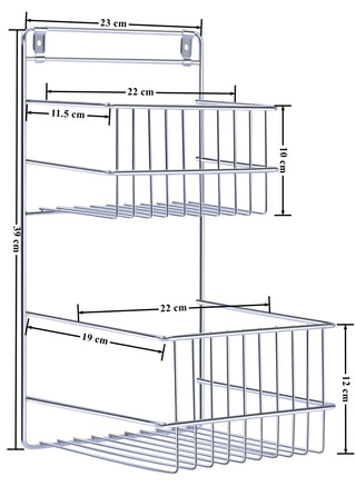 Planet Heavy Stainless Steel Detergent Holder - Bathroom Rack - Multipurpose Rack - Big