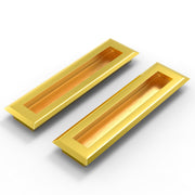 Plantex Sliding Door Handle/Concealed Handle for Sliding Door/160mm Concealed Handle for Wardrobe/Kitchen Cabinet - Pack of 2 (PVD Gold)