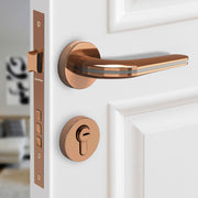 Plantex Heavy Duty Door Lock - Main Door Lock Set with 3 Keys/Mortise Door Lock for Home/Office/Hotel (7077 - PVD Choco & Satin Black Matt)