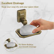 Plantex 304 Garde Stainless Steel Soap Holder for Bathroom/Soap Dish/Bathroom Soap Stand/Bathroom Accessories - Darcy (Antique)