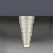 Plantex 4 Inch Sofa Legs for Bed Furniture/Sofa Legs for Table/Sofa Support Legs with Rubber Grip (Chrome Finish, 8 Pcs)