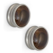 Plantex Knobs for Drawers/Drawer Knobs/Round Knobs for Cabinets/Pull-Push Knob for Kitchen/Bedroom Drawer - Pack of 2 (Satin)