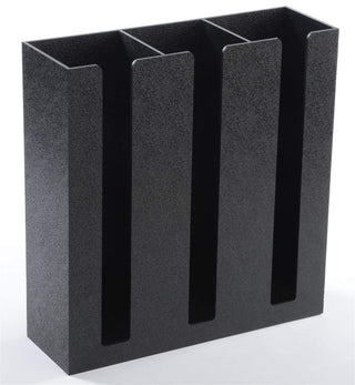 Plantex Metal Cup Holder/Cup Organizer for Kitchen/Cup Holder for Kitchen/3 Column- (Black)