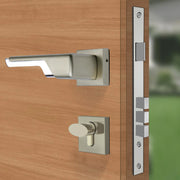 Plantex Premium Main Door Lock for Home with 3 Years of Warranty/Mortise Lock for Door - Main Door Lock Set (7093 - Satin White & Chrome)